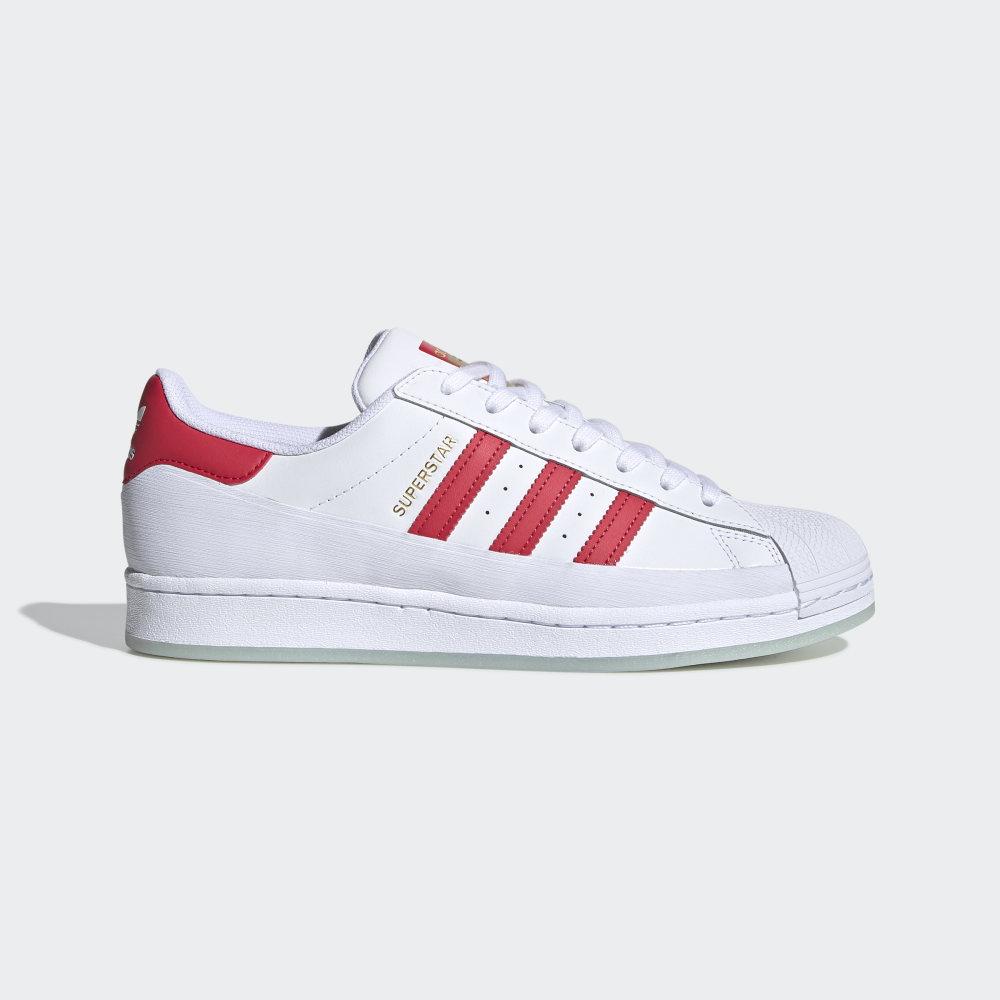 Originals Adidas Superstar MG Dama Romania - Albi/Rosii/Aurii Metal FV3031